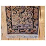 Hand-knotted Silk Oriental Entry Runner