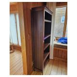 American Contemporary Five Shelf Oak Bookcase