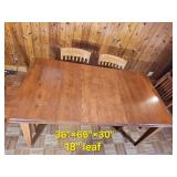 American Contemporary Slotted Chair Dinning Table