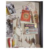 Vintage Fishing Lure Shadow Box