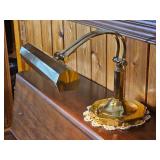 Handsome Polished Brass Desk Lamp