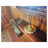 Handsome Polished Brass Desk Lamp