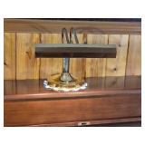 Handsome Polished Brass Desk Lamp