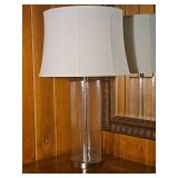 Modern Contemporary Glass Cylinder Table Lamp