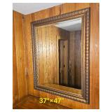 Handsome Rattan Bambo Frame Mirror
