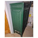 Green Hekman Furniture Rattan Entertainment Cabinet