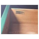 Green Hekman Furniture Rattan Entertainment Cabinet