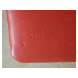 Vintage Enamel Top Kitchenet/Prep-Table with Vinyl Chairs