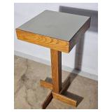 Oak Pedestal Bar Top high Table