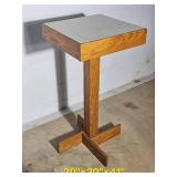 Oak Pedestal Bar Top high Table