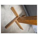Oak Pedestal Bar Top high Table