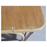 Bright Bamboo Vintage Rattan Cocktail Table