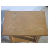 Bright Slotted Mission Accent Table
