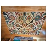 Orian Rugs Orange & Blues Floral Area Rug