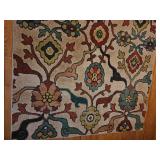 Orian Rugs Orange & Blues Floral Area Rug