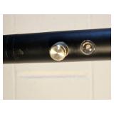Retro Black Aluminum Torchiere Lamp