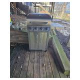 Char-Broil Four Burner Propane Grill with Side Burner