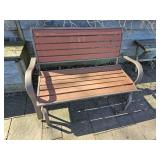 Rugged Aluminum Porch Glider