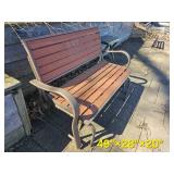 Rugged Aluminum Porch Glider