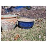 Outdoor Ceramic Planters Bundle Varying Sizes