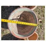 Outdoor Ceramic Planters Bundle Varying Sizes
