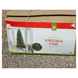Seven Foot Faux Virginia Pine & Accessories Lights