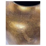 Decorative Gold Tone Urn with Lid