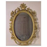 Ornate Gold Gilt Baroque Style Wall Mirror