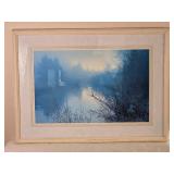 Framed Serene Winter Landscape Print