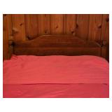 Pair of Twin Beds with Linens and Bed Skirts