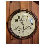 Waltham Railroad Station Style Wall Clock