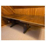 Large Rustic Wood Dining Table