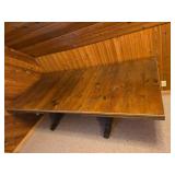 Large Rustic Wood Dining Table
