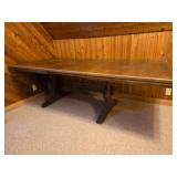 Large Rustic Wood Dining Table
