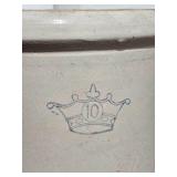 Number 10 Blue Crown Crock