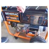 Generac GP7500E generator. Very little use. Electric start. 120/240v. Battery good. As shown.