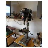 MasterForce drill press with clamp. Digital display.. on stand. As shown.