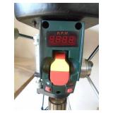 MasterForce drill press with clamp. Digital display.. on stand. As shown.