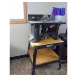 Craftsman router table with router on stand. As shown.