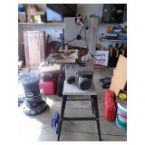 MasterForce 10 bandsaw on stand with miter. As shown.