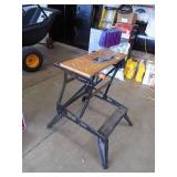 Workmate 200 folding stand with clamps. As shown.