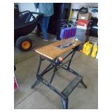 Workmate 200 folding stand with clamps. As shown.