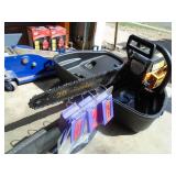 Poulan chainsaw in case. Looks lightly used. As shown.
