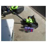Earthwise 12 amp 16 110 volt snow blower for patios or sidewalks. As shown.