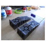 Pair of Rhino plastic car ramps. As shown.