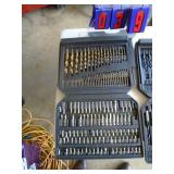 Drill assortment in slide out box. As shown.