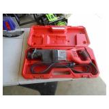 Milwaukee corded sawsall in case. As shown.