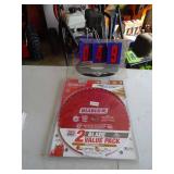 Qty of 2 Diablo 12 44 tooth. As shown.