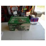 New in box MasterForce 7 circular saw with bag. As shown.