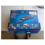 New in box Bosch oscillating tool with accessories. As shown.